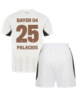 Bayer Leverkusen Exequiel Palacios #25 Vieraspaita Lasten 2024-25 Lyhythihainen (+ shortsit)